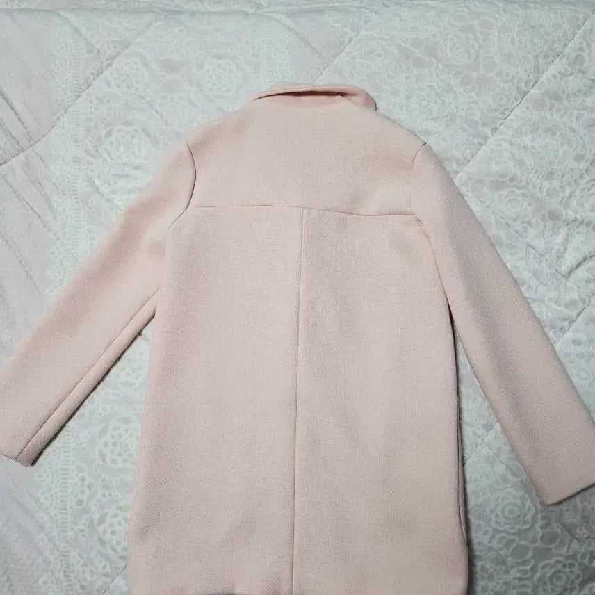 [BUNJANG] Maje Pink Half Coat / 마쥬 핑크색 하프 코트
