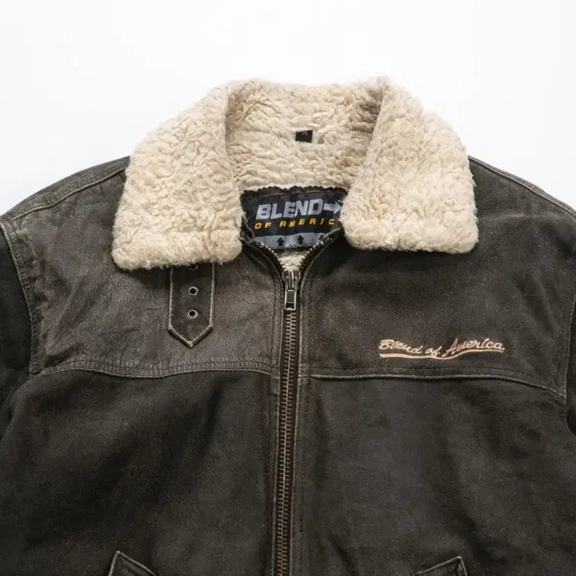 [BUNJANG] PAFJ Vintage Suede Mouton Jacket / PAFJ 빈티지 Suede Mouton Jacket