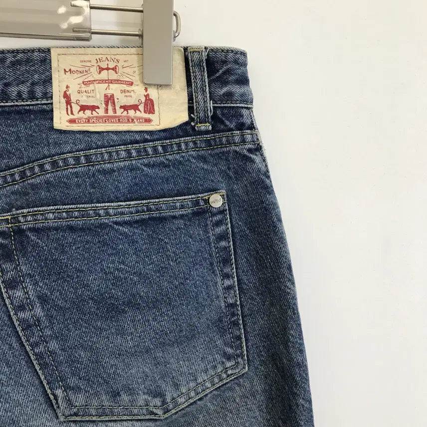 [BUNJANG] MOD9 mod1 Crop Washed Denim Jeans / 모드나인 MOD9 mod1 crop 데님 청바지 [32인치]