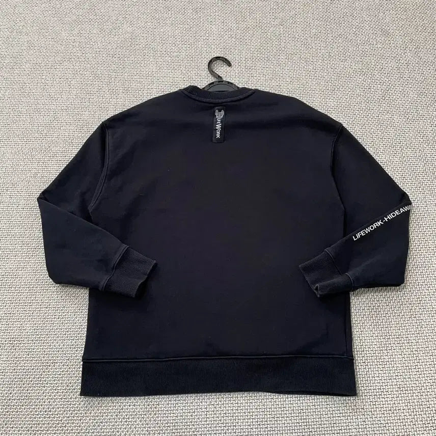 [BUNJANG] Life Work Round Fleece Sweatshirt / S 라이프워크 라운드 기모 맨투맨 B.6453