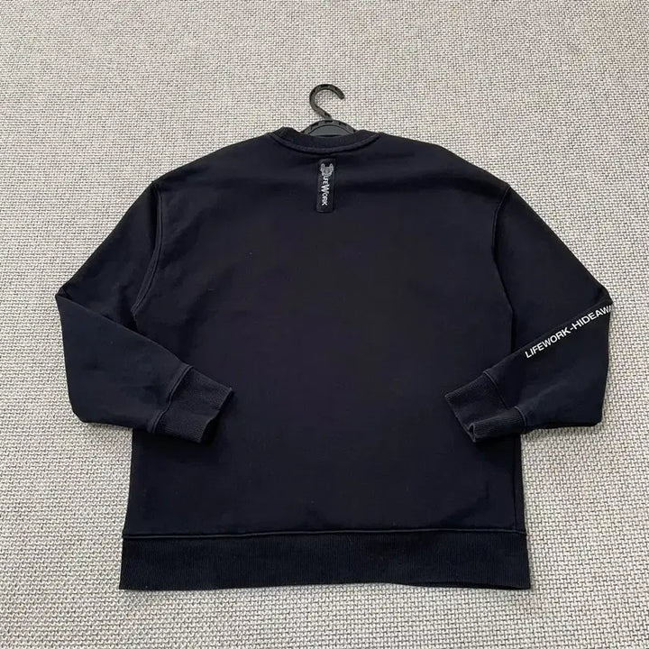 [BUNJANG] Life Work Round Fleece Sweatshirt / S 라이프워크 라운드 기모 맨투맨 B.6453