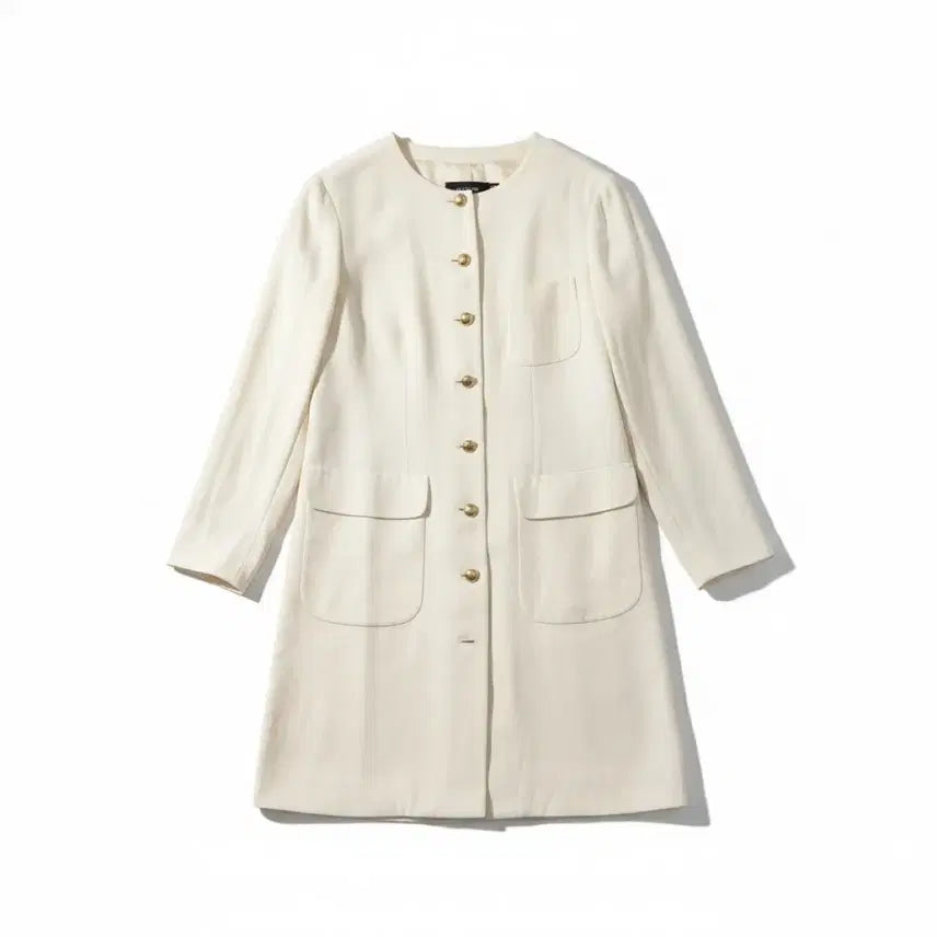 [BUNJANG] Gucci Ivory Silk Jacket / 구찌 실크 100% 아이보리 자켓 42
