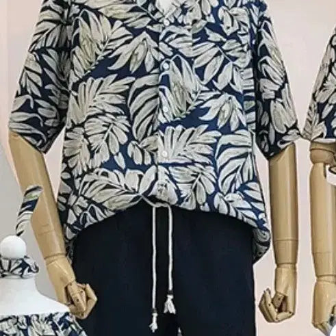 [BUNJANG] Dressbell Patterned Short Sleeve Shirt / 드레스벨 여행룩ㅡ남자105, 90셔츠