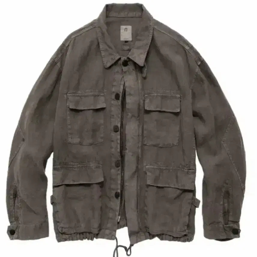 [BUNJANG] Polytelu Linen Field Jacket Beige / [2] 폴리테루 린넨필드자켓 베이지