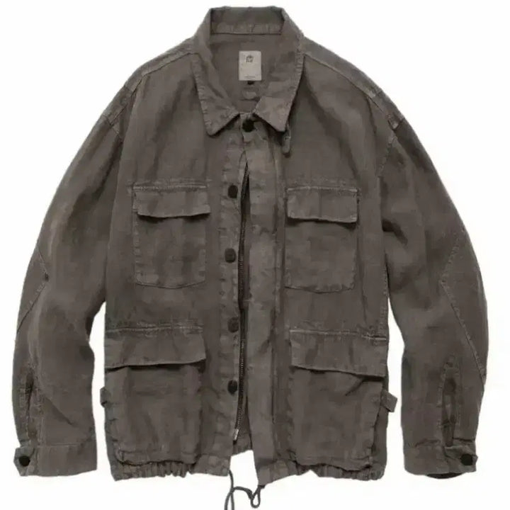 [BUNJANG] Polytelu Linen Field Jacket Beige / [2] 폴리테루 린넨필드자켓 베이지