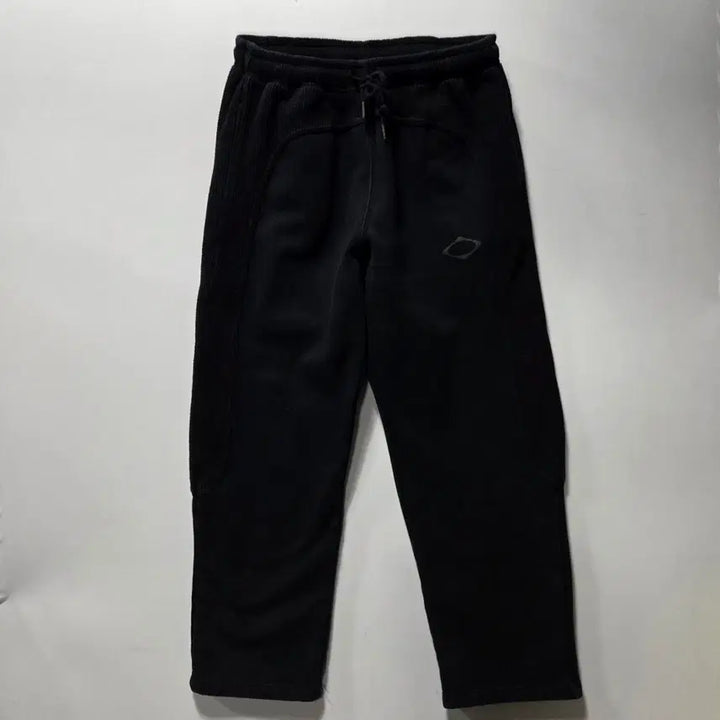 [BUNJANG] Mischief Black Rhombus Waffle Fleece Sweat Pants / 미스치프 블랙 롬버스 와플 기모 스웻 팬츠 S 26042115