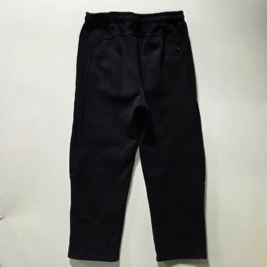 [BUNJANG] Mischief Black Rhombus Waffle Fleece Sweat Pants / 미스치프 블랙 롬버스 와플 기모 스웻 팬츠 S 26042115