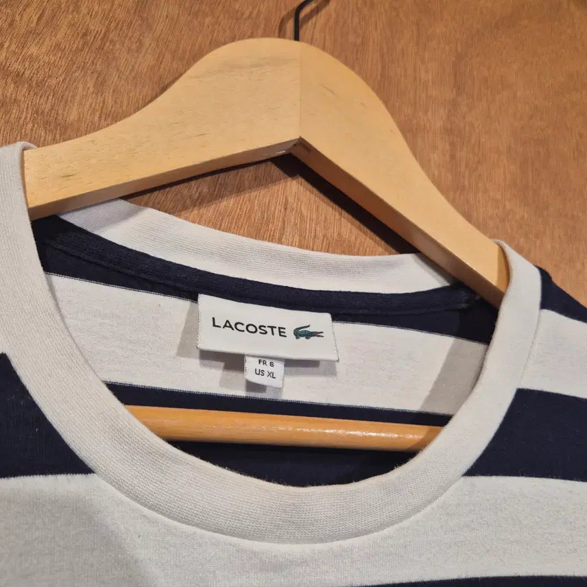 [SOLD OUT] 라코스테 스트라이프 반팔 XL (번596