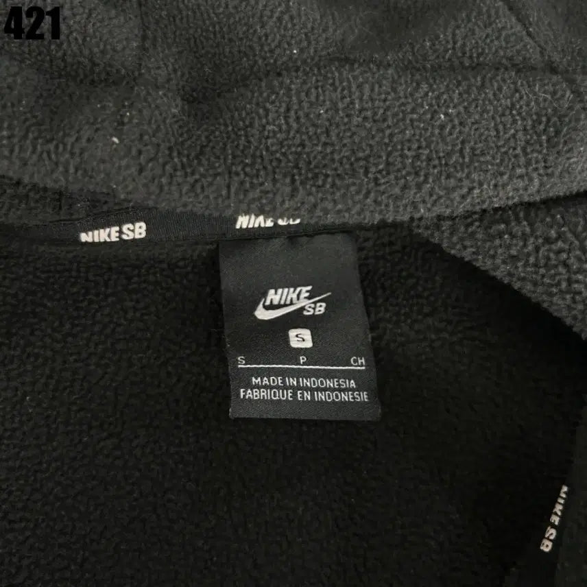 [BUNJANG] Nike Black Fleece Hooded Zip-Up Jacket / 나이키 블랙 폴리스 후드 집업