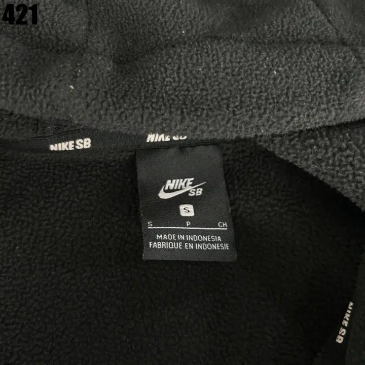 [BUNJANG] Nike Black Fleece Hooded Zip-Up Jacket / 나이키 블랙 폴리스 후드 집업