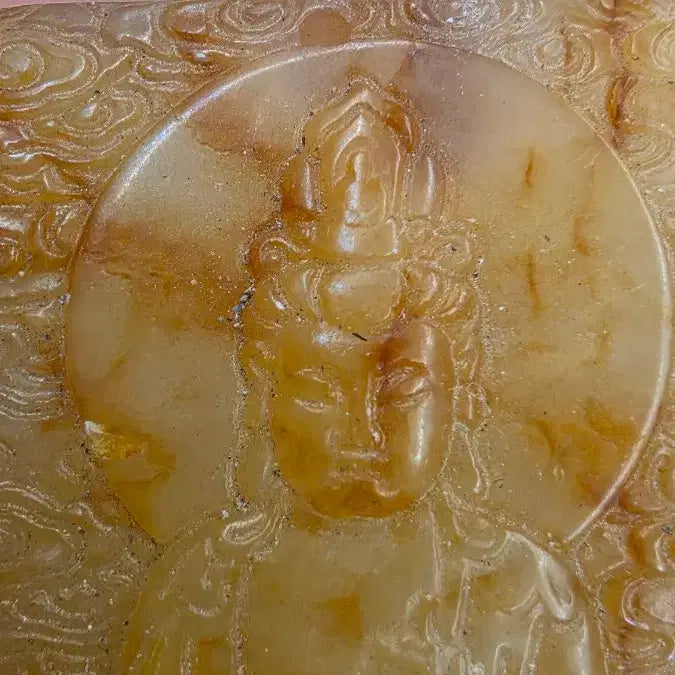 [BUNJANG] Unspecified Huangyu Buddhist Statue / 고옥에강옥 황옥불상