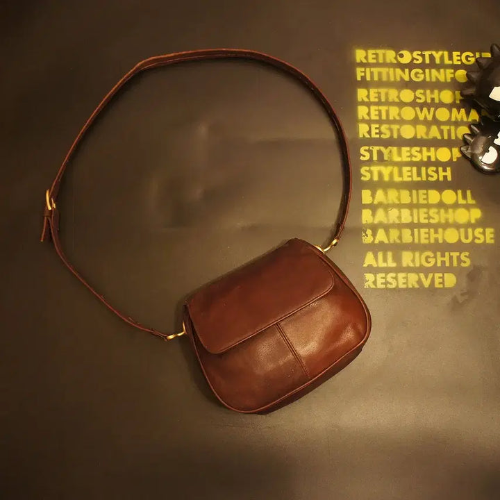 [BUNJANG] Vintage Crossbody Leather Bag / 452 크로스가방 크로스백 가죽백 가죽가방 빈티지가방 여성가방 여자백