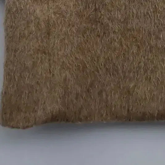 [BUNJANG] ADDENDA Wool 90% Brown No-Collar Single Coat [L] / ADDENDA 울 90% 브라운 노카라 싱글 코트 [L] 울 오버핏 여성