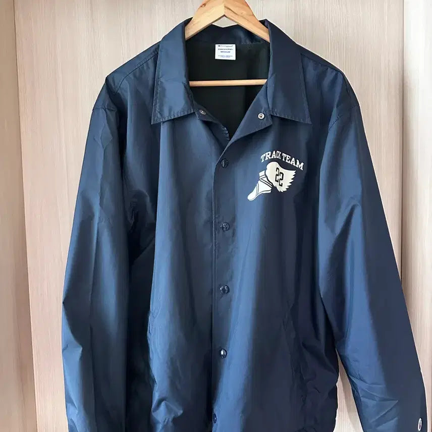 [BUNJANG] Champion Thisisneverthat Coach Jacket Navy M / 챔피온 디스이즈네버댓 코치자켓 네이비 M