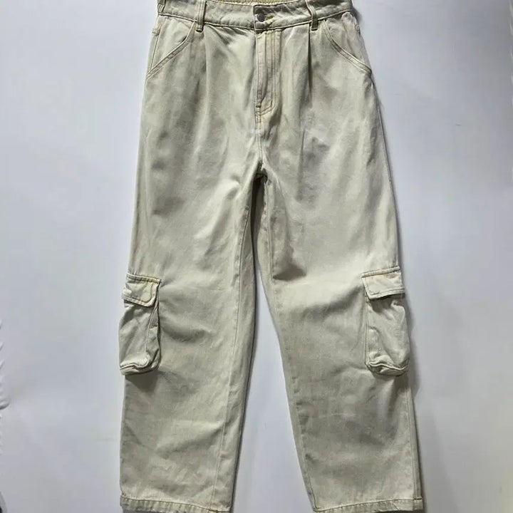 [BUNJANG] XTONZ Oatmeal Beige Utility Cargo Pants L / 엑스톤즈 오트밀베이지 유틸리티 카고 팬츠 L 26042116