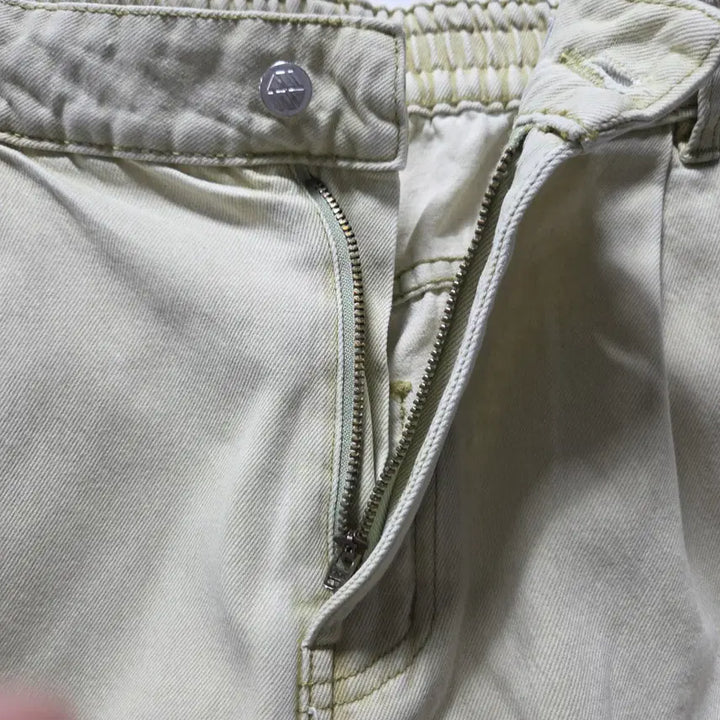 [BUNJANG] XTONZ Oatmeal Beige Utility Cargo Pants L / 엑스톤즈 오트밀베이지 유틸리티 카고 팬츠 L 26042116