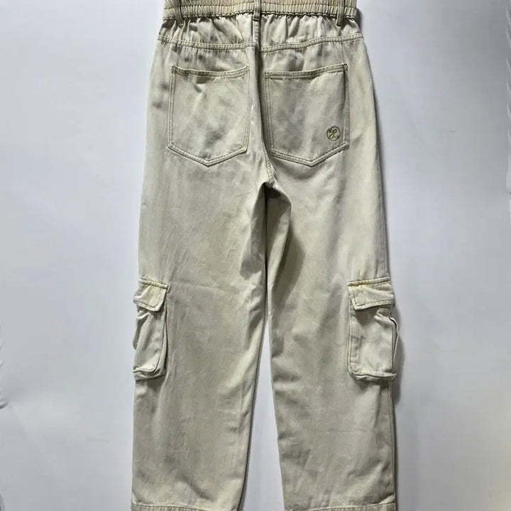 [BUNJANG] XTONZ Oatmeal Beige Utility Cargo Pants L / 엑스톤즈 오트밀베이지 유틸리티 카고 팬츠 L 26042116