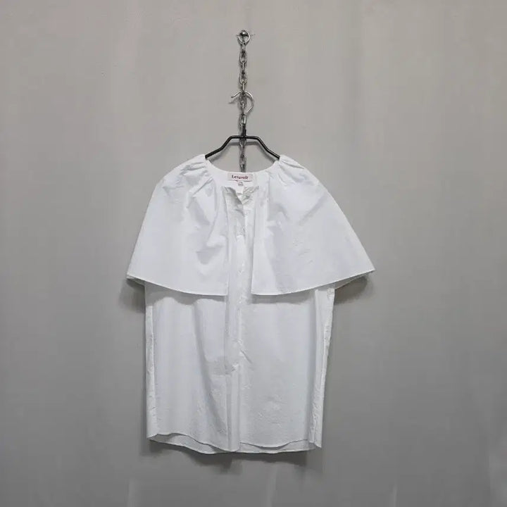 [BUNJANG] LeSavoir White Cape Blouse / LeSavoir 르사브아화이트 케이프 블라우스