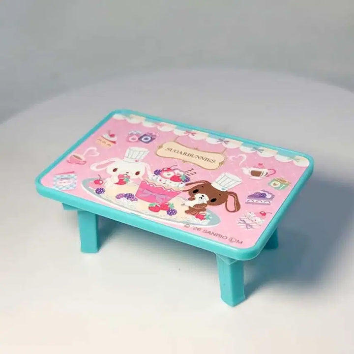 [BUNJANG] Sanrio Sugar Bunnies Mini Folding Table / 산리오 미니미니 접이식 테이블 가챠 슈가버니즈