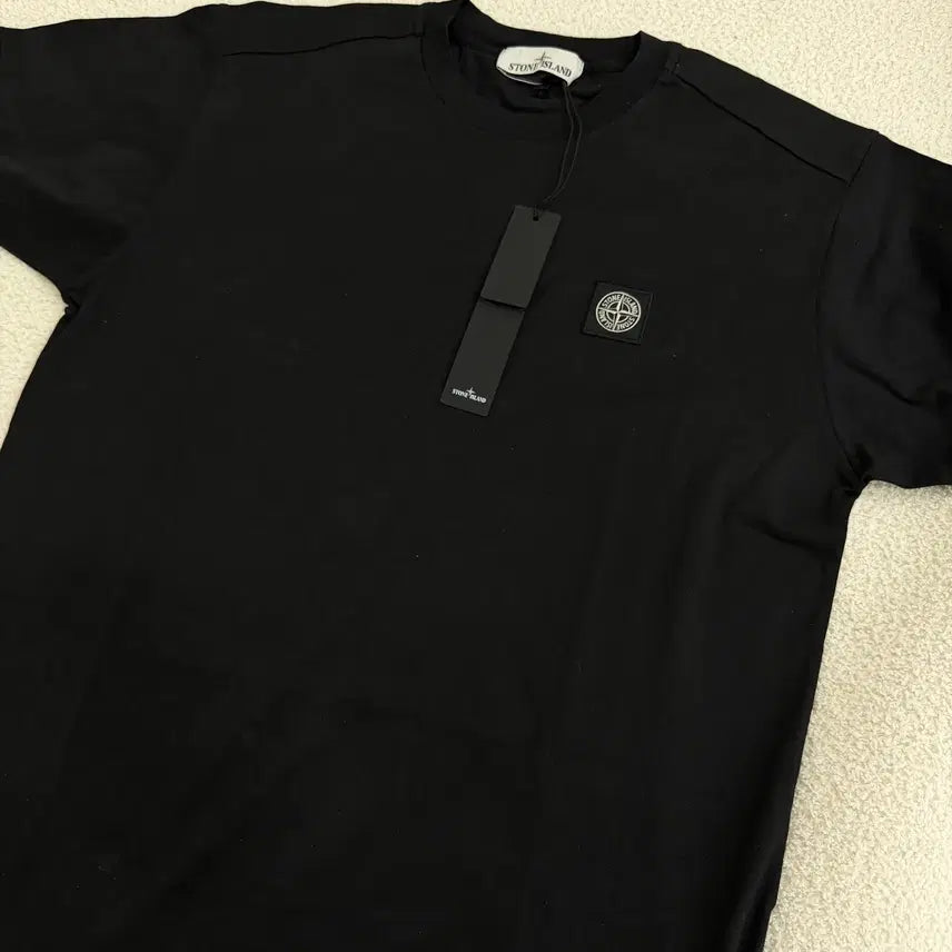 [BUNJANG] Stone Island 24113 T-shirt Black / 스톤 아일랜드 24113 티셔츠 블랙 - 24SS