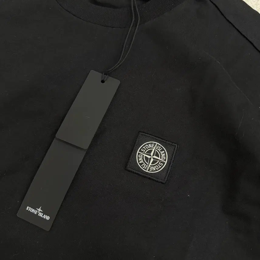 [BUNJANG] Stone Island 24113 T-shirt Black / 스톤 아일랜드 24113 티셔츠 블랙 - 24SS