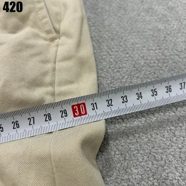 [BUNJANG] Polo Ralph Lauren Beige Cotton Pants / 폴로 랄프로렌 베이지 면바지