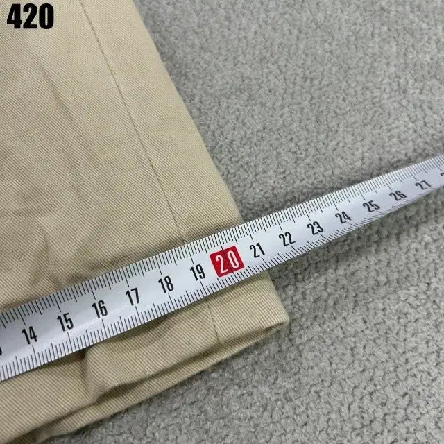 [BUNJANG] Polo Ralph Lauren Beige Cotton Pants / 폴로 랄프로렌 베이지 면바지