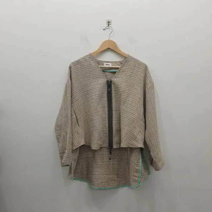 [SOLD OUT] 25년 더 일마 린넨100 언발란스 셔츠 집업(55~77)