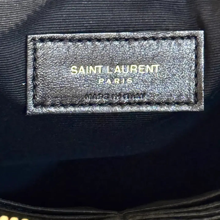 [BUNJANG] Yves Saint Laurent Crocodile Black Gold Clutch Bag / 입생로랑 크로커다일 블랙 골드 클러치백