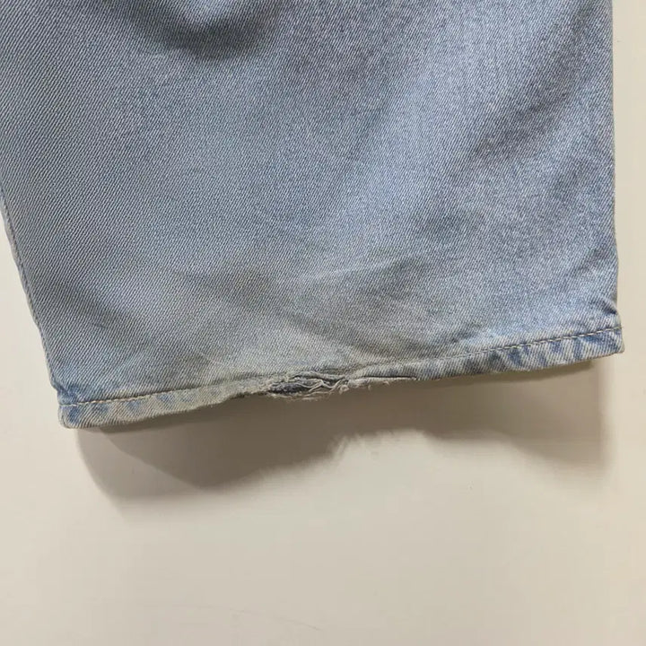 [BUNJANG] Setter Wide Leg Washed Denim Pants / 세터 핀턱 와이드 워싱 데님 팬츠 L 26042117
