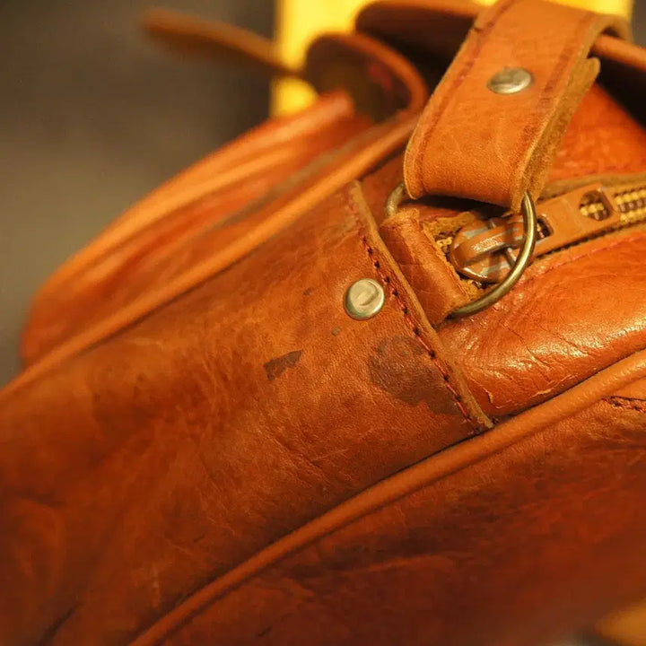 [BUNJANG] Vintage Leather Crossbody Bag / 466 크로스백 크로스가방 레더백 빈티지 가죽가방 레더가방 미니백
