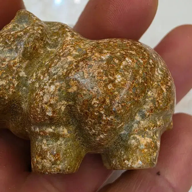 [BUNJANG] Ancient Jade Rhinoceros Sculpture / 고옥에강옥 코뿔소옥