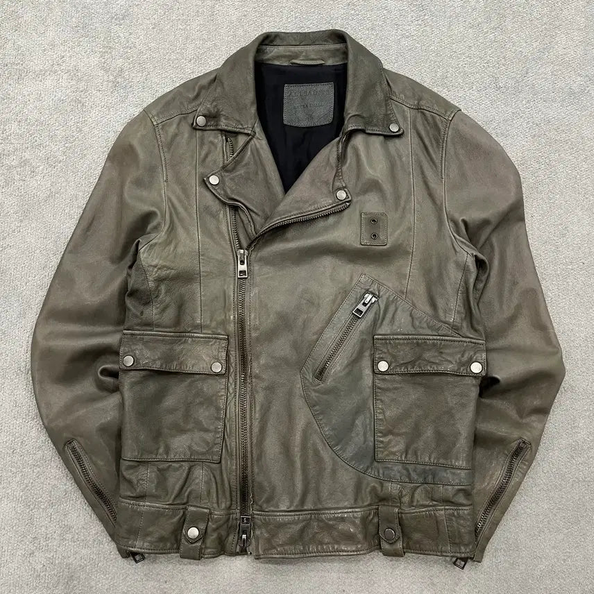 [BUNJANG] AllSaints XS Lambskin Leather Rider Jacket / XS 올세인츠 양가죽 라이더 레더 자켓