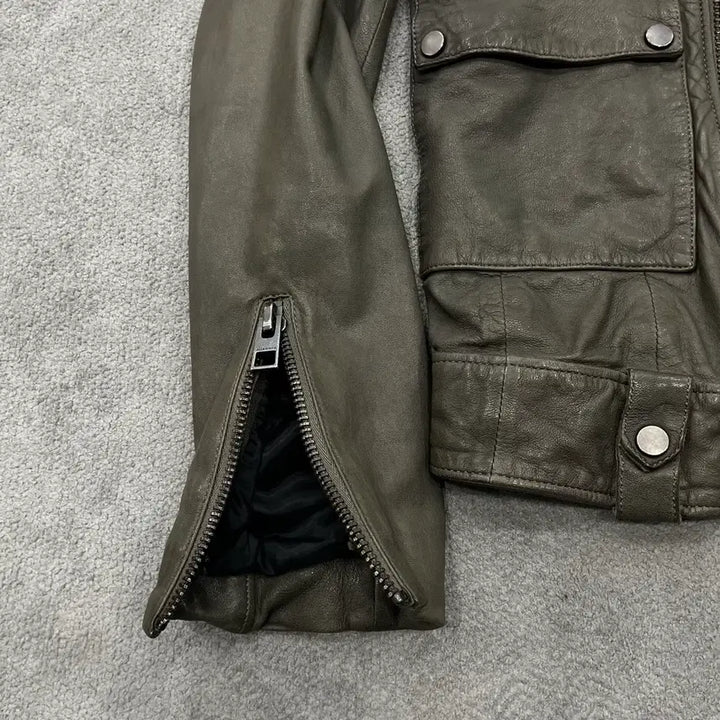 [BUNJANG] AllSaints XS Lambskin Leather Rider Jacket / XS 올세인츠 양가죽 라이더 레더 자켓