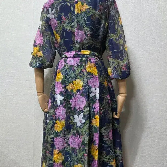 [BUNJANG] Choi Bok Ho Floral Long Dress / 최복호 플라워 롱 원피스