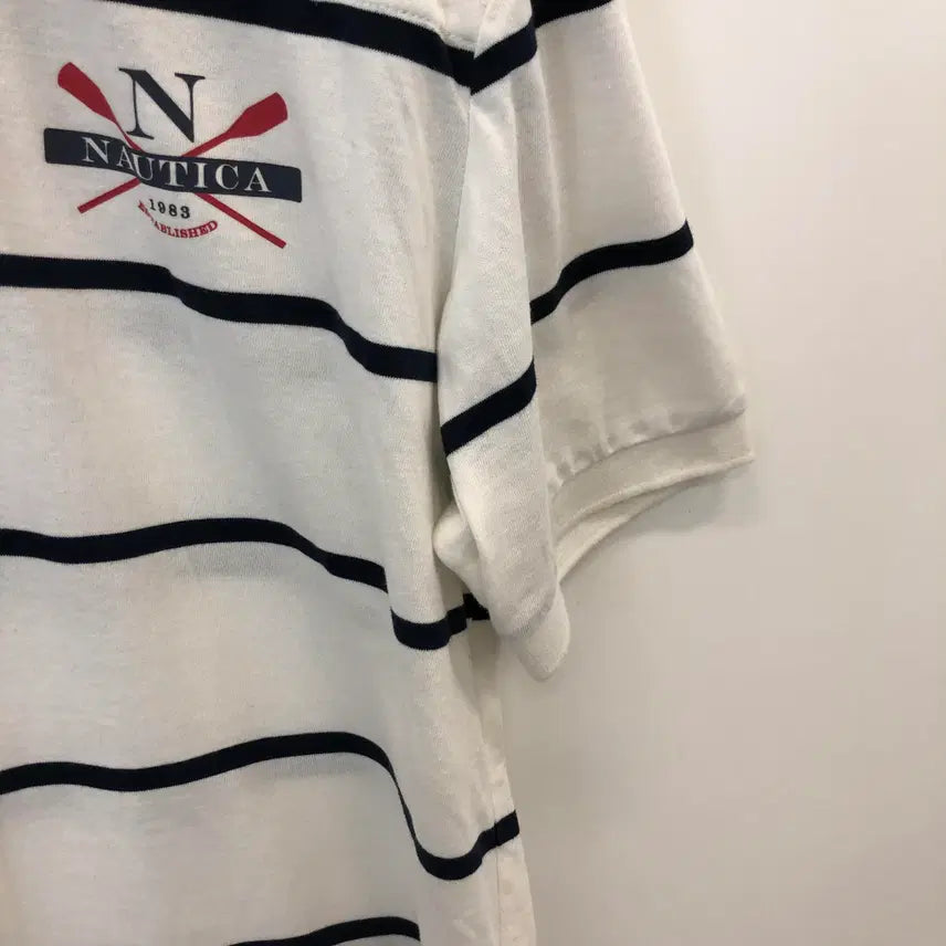 [SOLD OUT] 노티카 스트라이프 럭비카라티 M 넉넉
