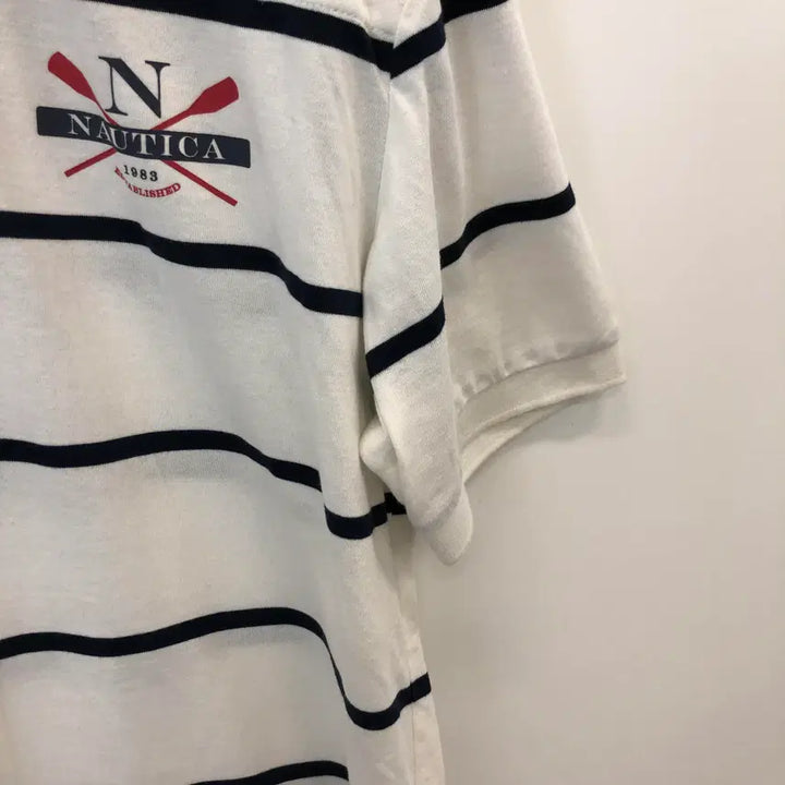 [SOLD OUT] 노티카 스트라이프 럭비카라티 M 넉넉