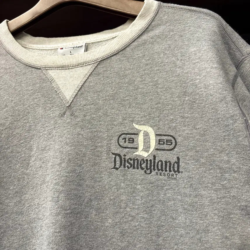 [BUNJANG] Champion Originals Disneyland Two-Tone Ringer Sweatshirt / 챔피온 오리지널스 디즈니랜드 투톤 링거 스웻셔츠 N1238