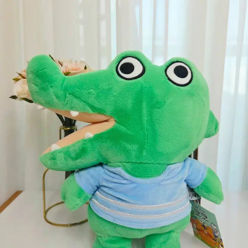 [BUNJANG] Sosihan Horangi Coco Alligator Plush Toy / 소심한 호랭이 코코 악어인형 새상품