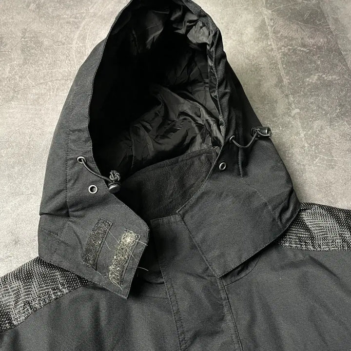 [BUNJANG] Dickies Black Detachable Hood Vest Work Jacket / DICKIES 디키즈 블랙 후드 탈부착 베스트 워크 자켓 A00830
