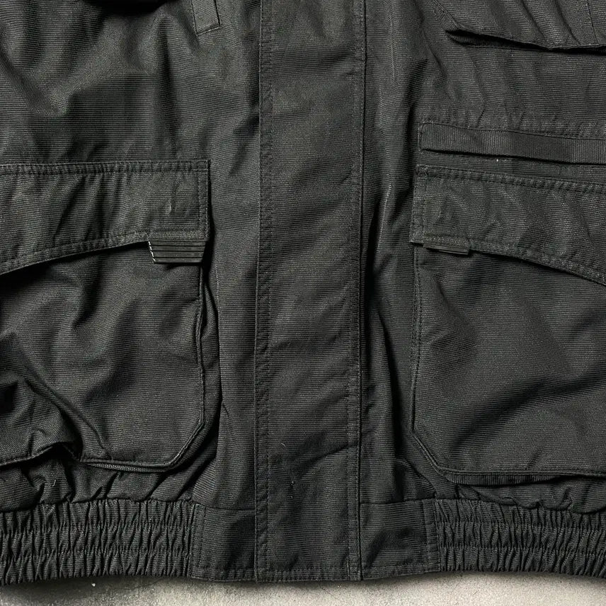 [BUNJANG] Dickies Black Detachable Hood Vest Work Jacket / DICKIES 디키즈 블랙 후드 탈부착 베스트 워크 자켓 A00830