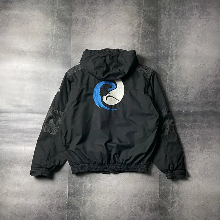 [BUNJANG] Dickies Black Detachable Hood Vest Work Jacket / DICKIES 디키즈 블랙 후드 탈부착 베스트 워크 자켓 A00830