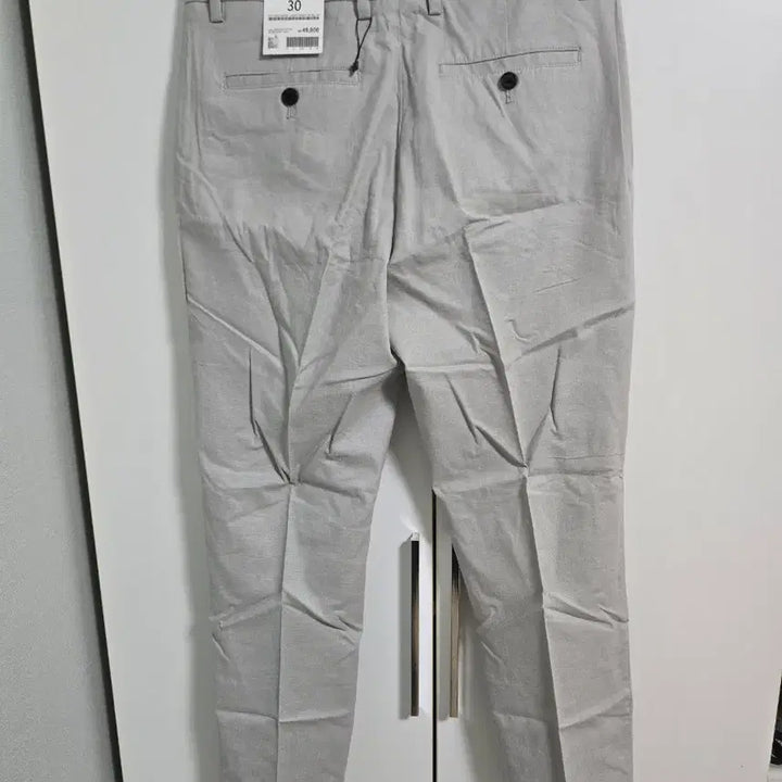 [BUNJANG] Giordano Tapered Fit Slacks Light Gray / 지오다노 테이퍼드핏 슬랙스 라이트그레이 30 새상품