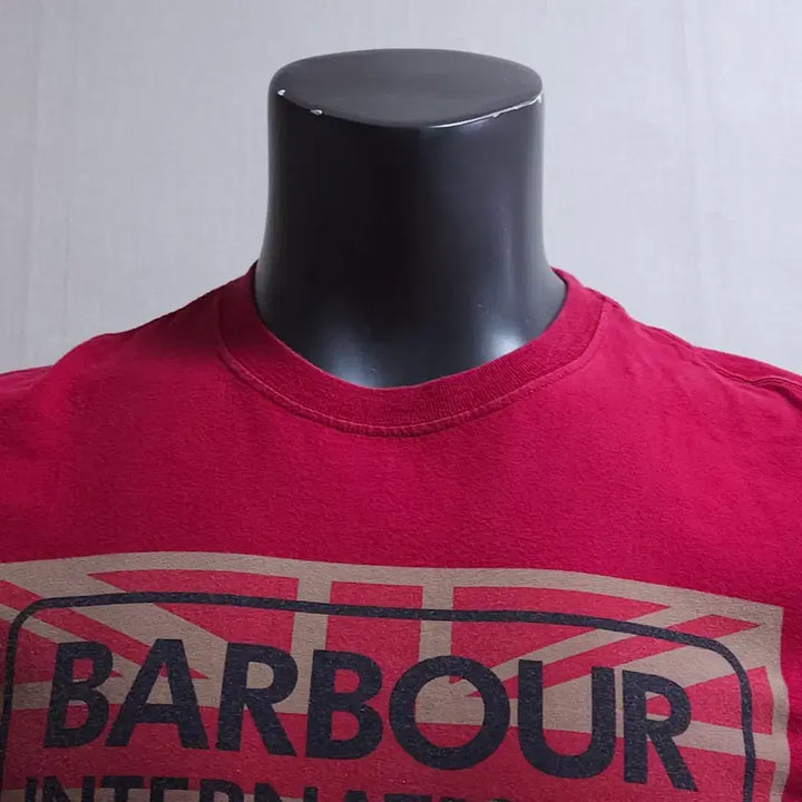 [BUNJANG] Barbour International Red T-shirt / 바버 인터내셔널 반팔 티셔츠 레드