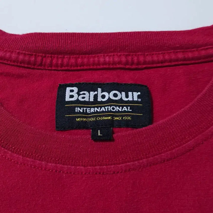 [BUNJANG] Barbour International Red T-shirt / 바버 인터내셔널 반팔 티셔츠 레드