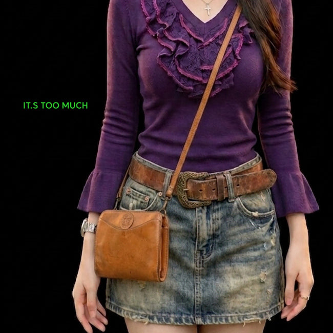 [BUNJANG] Liz Claiborne Crossbody Bag / 470 크로스가방 크로스백 미니가방 미니백 가죽백 가죽가방 빈티지가방