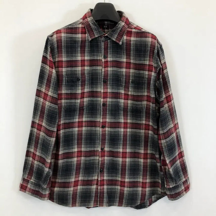 [BUNJANG] Uniqlo Flannel Cotton Checkered Shirt XL / 유니클로 플란넬 코튼 체크셔츠 XL