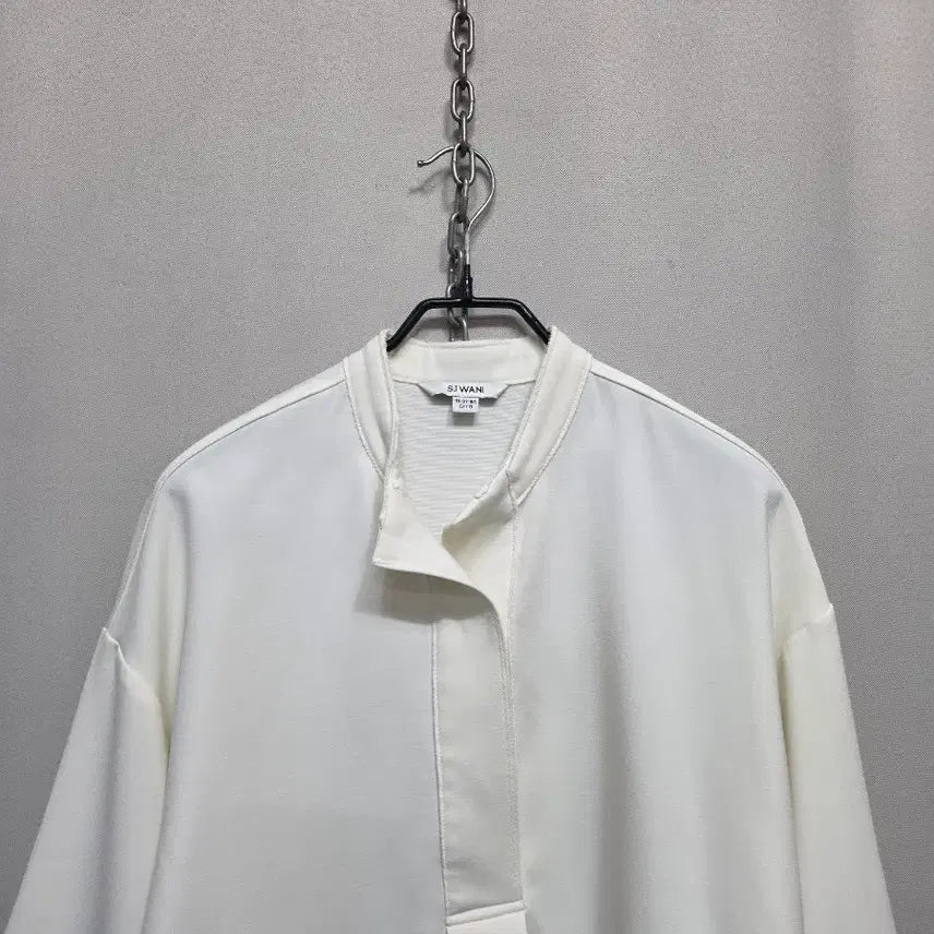 [BUNJANG] SJ WANI White Tunic Blouse / SJ와니 화이트 튜닉 블라우스