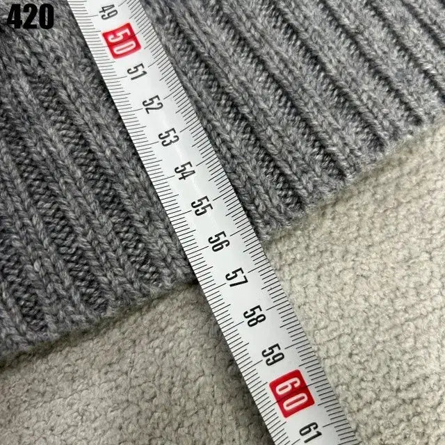 [BUNJANG] Polo Ralph Lauren Cable Knit Sweater Gray / 폴로 랄프로렌 케이블 니트 그레이
