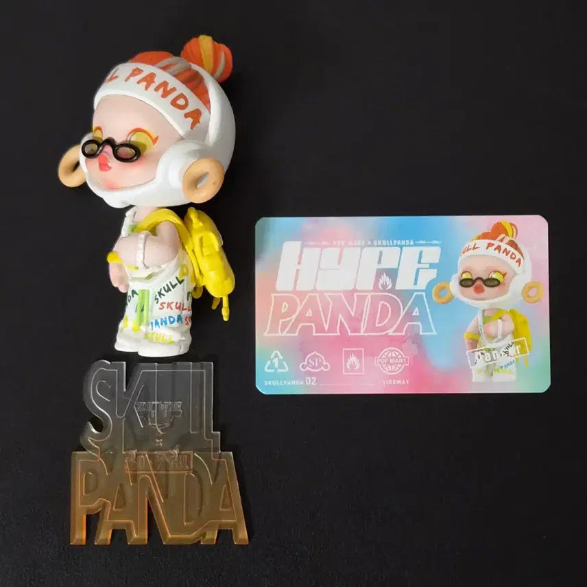 [BUNJANG] POP MART SKULLPANDA Hype Panda Dancer Figure / [팝마트] 8.2cm 스컬판다 피규어 2탄 하이프 판다 댄서